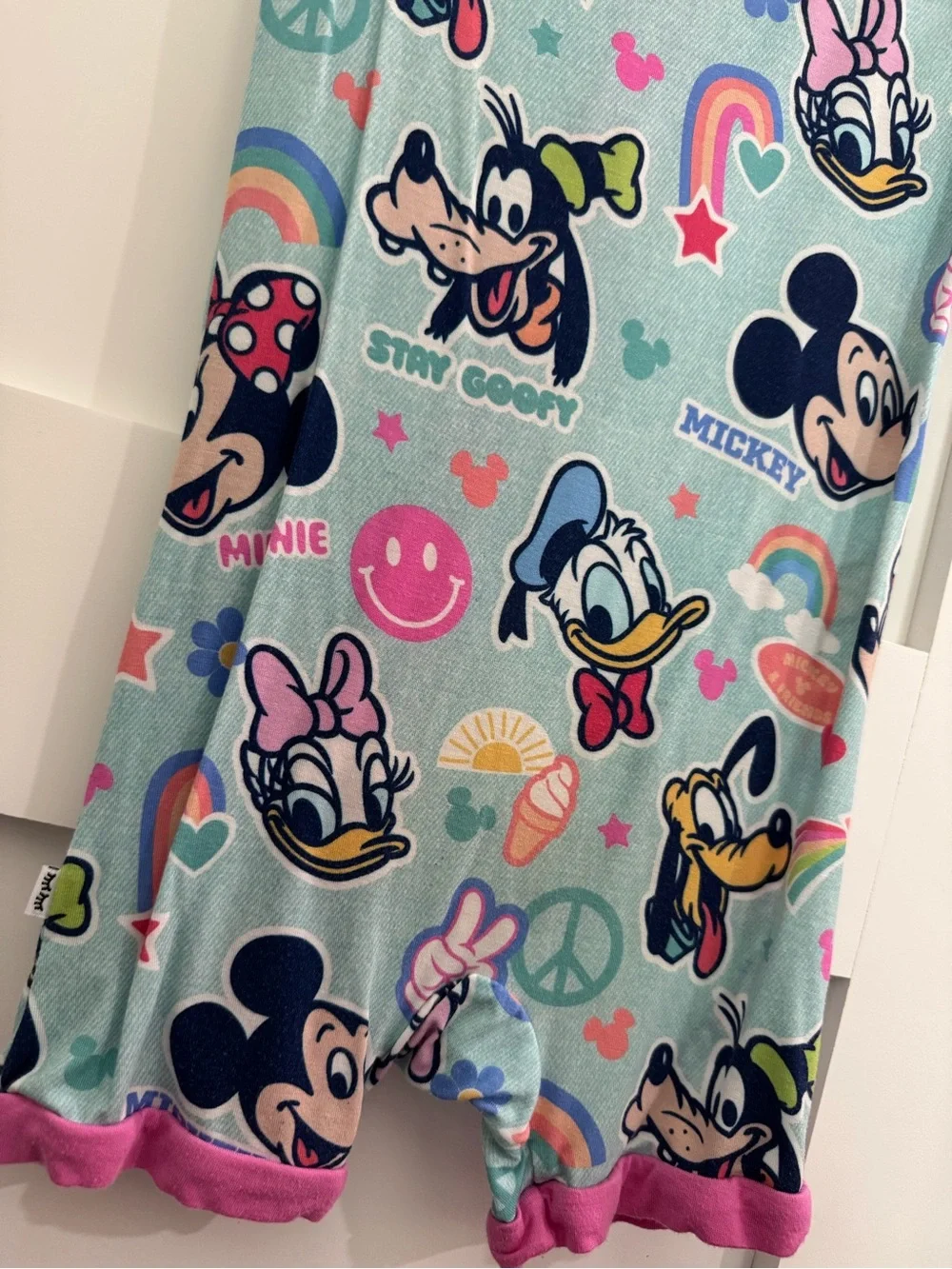 Little Sleepies Disney Mickey & Friends Shorty size 18-24 month